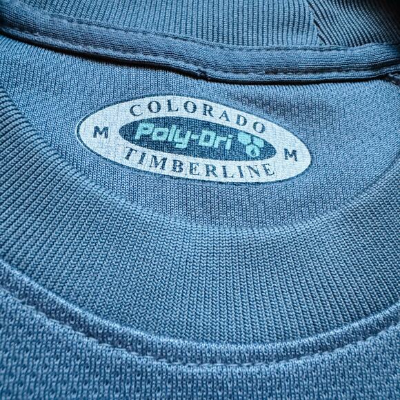 Colorado Poly Dri Timberline Lacrosse Grey Jersey Shirt Size Medium - Picture 2 of 6